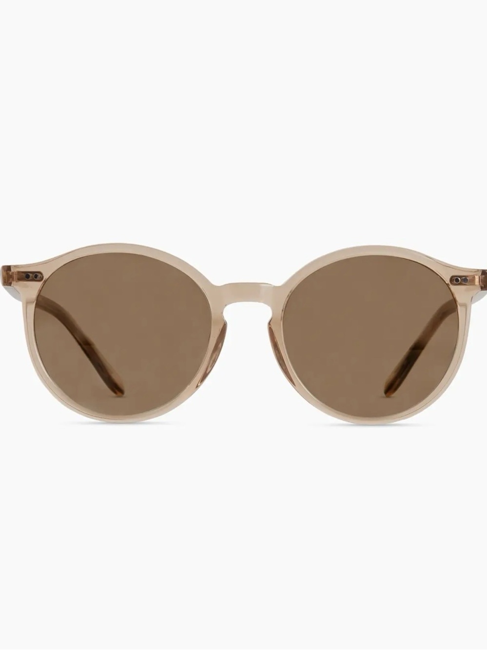 Quince Brixton Polarized Acetate Sunglasses Clear Taupe Brown Lenses Unisex Min - Picture 10 of 12